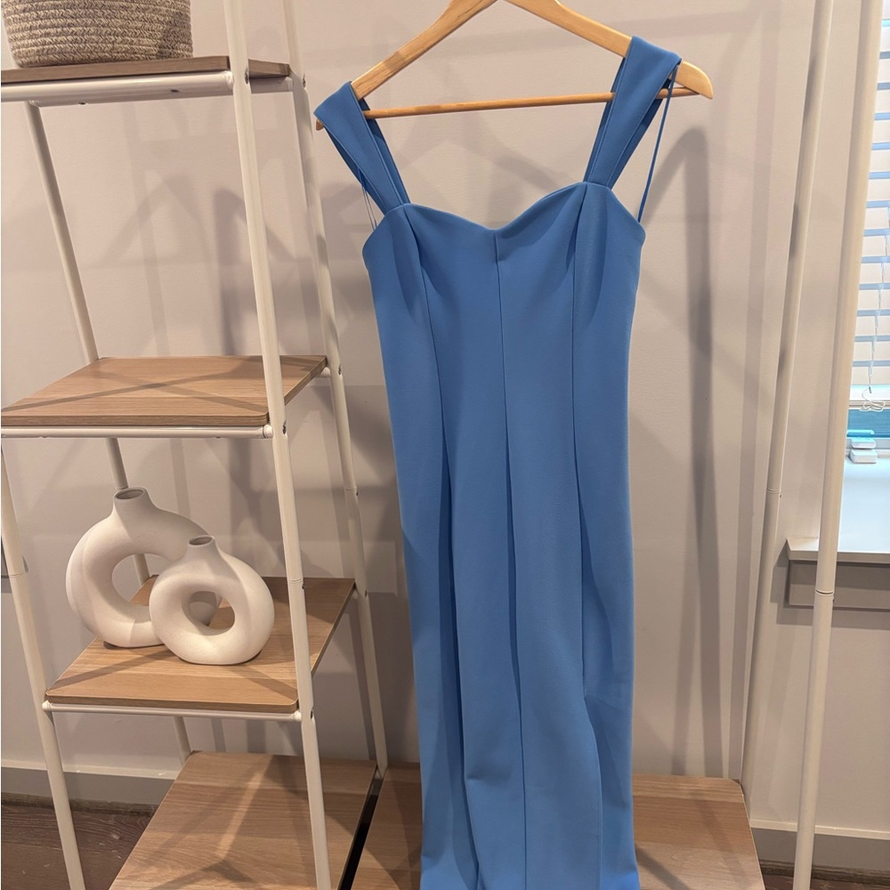 Abercrombie & Fitch Blue Midi Dress Size M